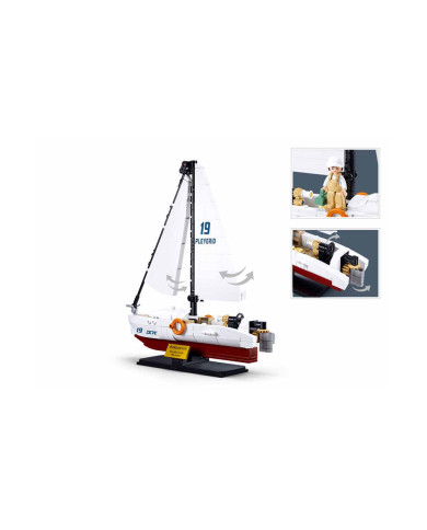 LADRILLOS MODELO VELERO COMPETICIÓN 1/35 260 PIEZAS