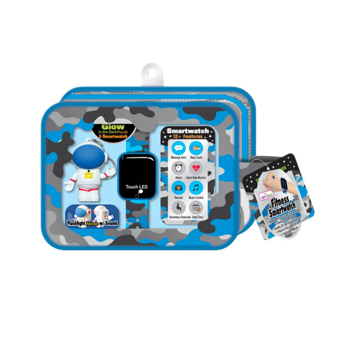 CONJUNTO FITNESS SMARTWATCH DINO BOY