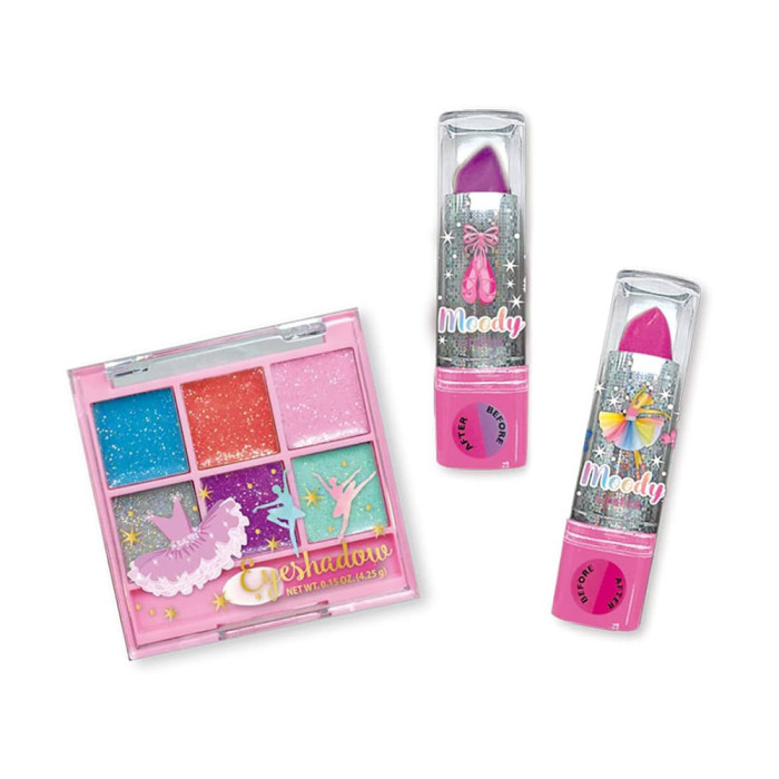 CONJUNTO MAQUILHAGEM E BATONS BALLERINA