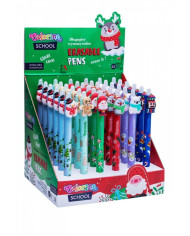 BOLÍGRAFOS BORRABLES  0,5 cm TINTA AZUL NAVIDAD 1 UNIDAD NAVIDAD