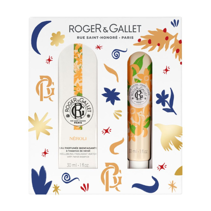 ROGER & GALLET COFFRET NATAL NÉROLI ÁGUA PERFUMADA 30ML + CREME MÃOS 30ML