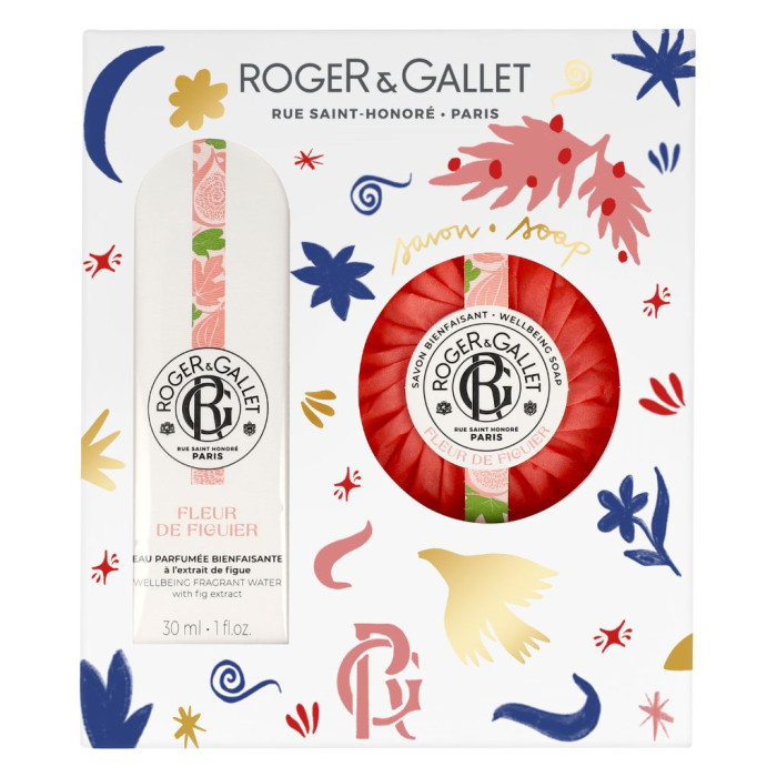ROGER & GALLET COFFRET NATAL FLEUR DE FIGUIER 30ML + SABONETE 100G