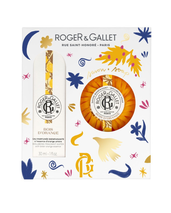 ROGER & GALLET COFFRET NATAL BOIS D'ORANGE 30ML + SABONETE 100G