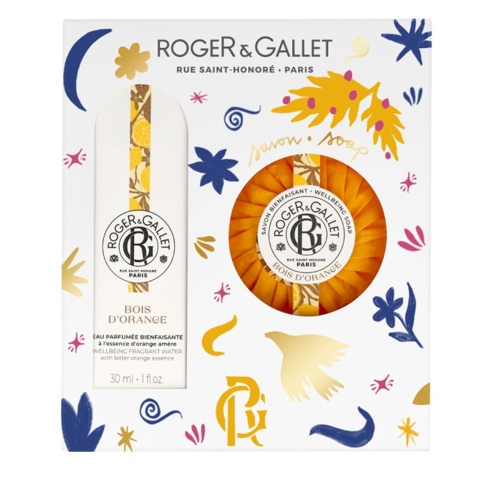 ROGER & GALLET COFFRET NATAL BOIS D'ORANGE 30ML + SABONETE 100G