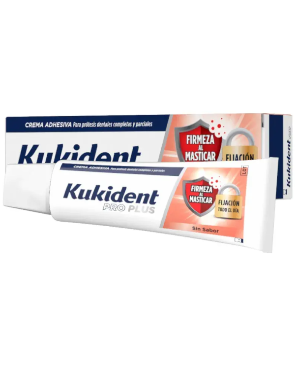 KUKIDENT PRO PLUS FIRMEZA AO MASTIGAR SEM SABOR 40G