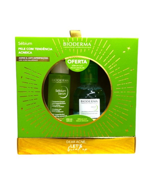 BIODERMA SEBIUM SERUM 30ML + SEBIUM H2O MICELAR 100ML