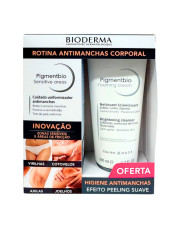 BIODERMA PIGMENTBIO SENSITIVE AREAS -75ML + PIGMENTBIO FOAMING CREAM - 200ML