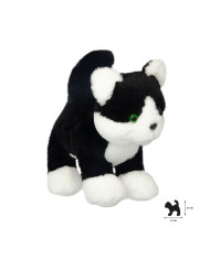 WILD PLANET PELUCHE ALL ABOUT NATURE DOGS&CATS GATO B&W