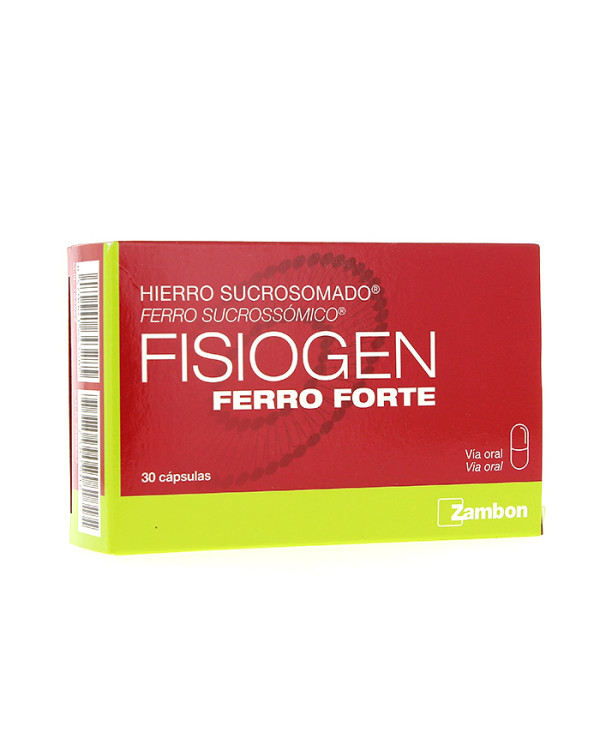 FISIOGEN FERRO FORTE 30 CÁPSULAS
