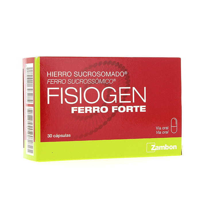 FISIOGEN FERRO FORTE 30 CÁPSULAS