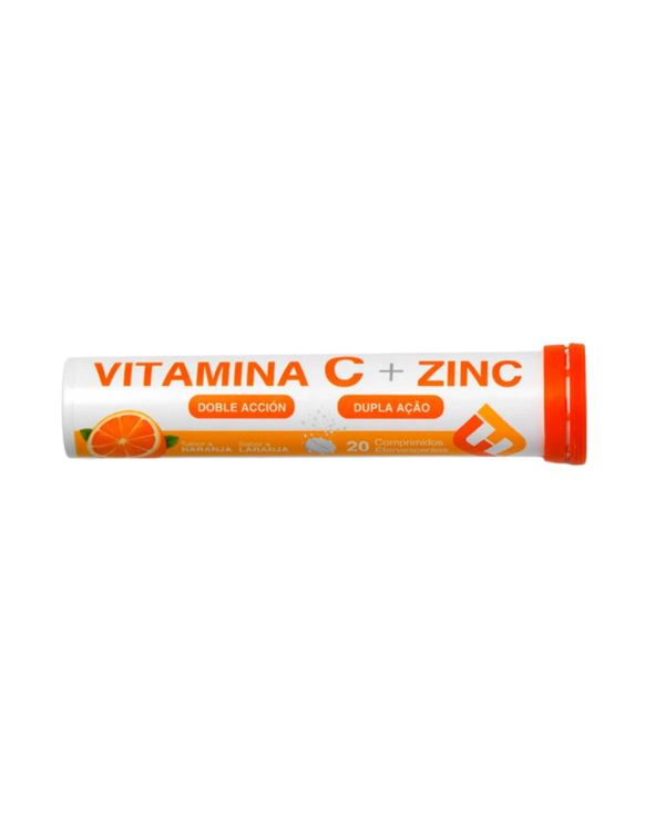 FARLINE VITAMINA C + ZINCO COMPRIMIDOS EFERVESCENTES X 20