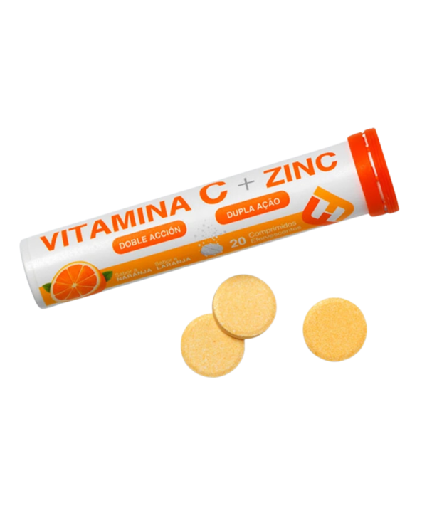 FARLINE TABLETAS EFERVESCENTES X 20 DE VITAMINA C + ZINC