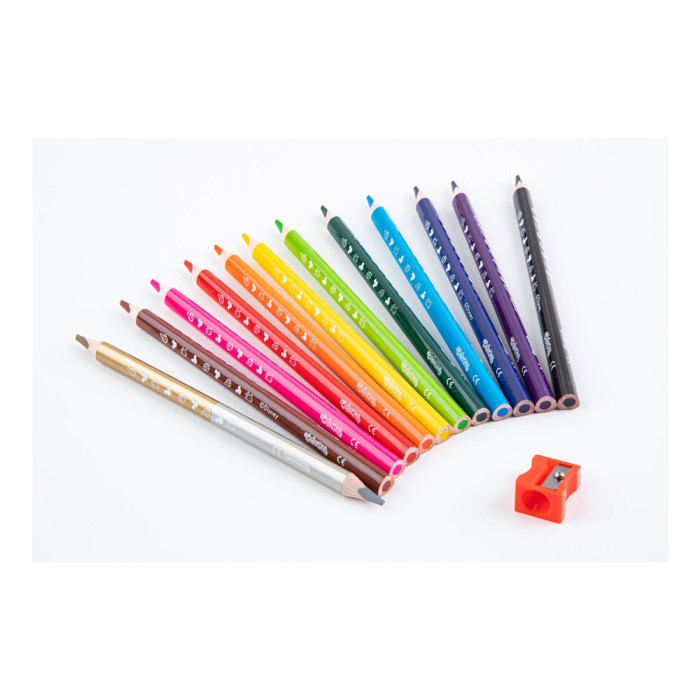 CAJA DE 12 LÁPICES + 1 LIBRO PARA COLOREAR DE DISNEY MICKEY