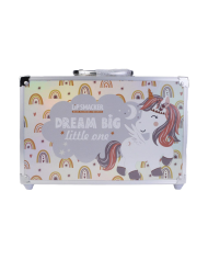 MALA MAQUILHAGEM METÁLICA UNICÓRNIO