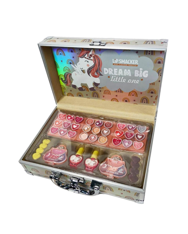 MALA MAQUILHAGEM METÁLICA UNICÓRNIO