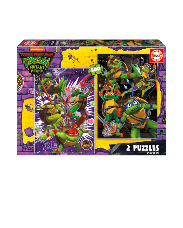 PUZZLE NINJA TURTLES 2*500