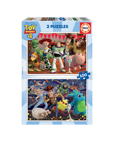 PUZZLE TOY STORY 4 X2 -100 PEÇAS