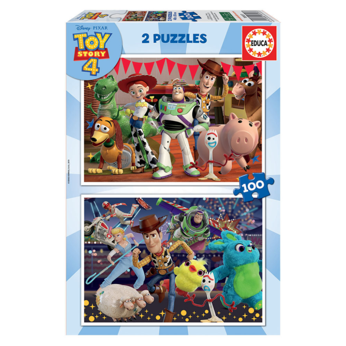 PUZZLE TOY STORY 4 X2 -100 PEÇAS