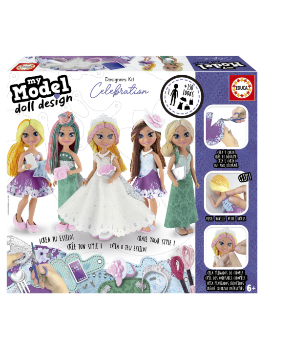 BONECA MY MODEL DOLL DESIGN CELEBRATION