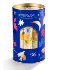 ROGER & GALLET COFFRET NATAL 3 CREMES MÃOS NEROLI/BOIS D'ORANGE/OSMANTHUS + CAIXA METAL