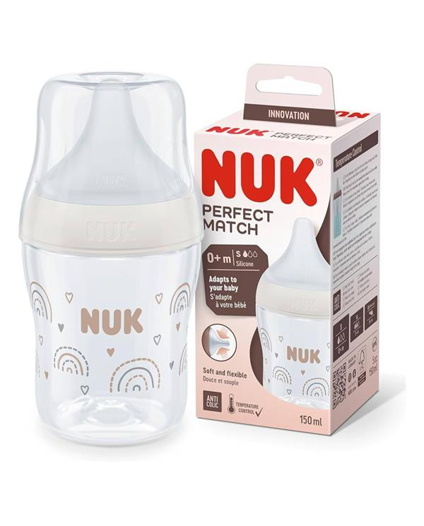 NUK PERFECT MATCH BIBERÃO - RAINBOW - 150ml