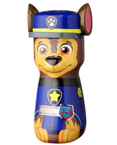 PATRULHA PATA 3D "CHASE" 2EM1 GEL BANHO+CHAMPO 400ML