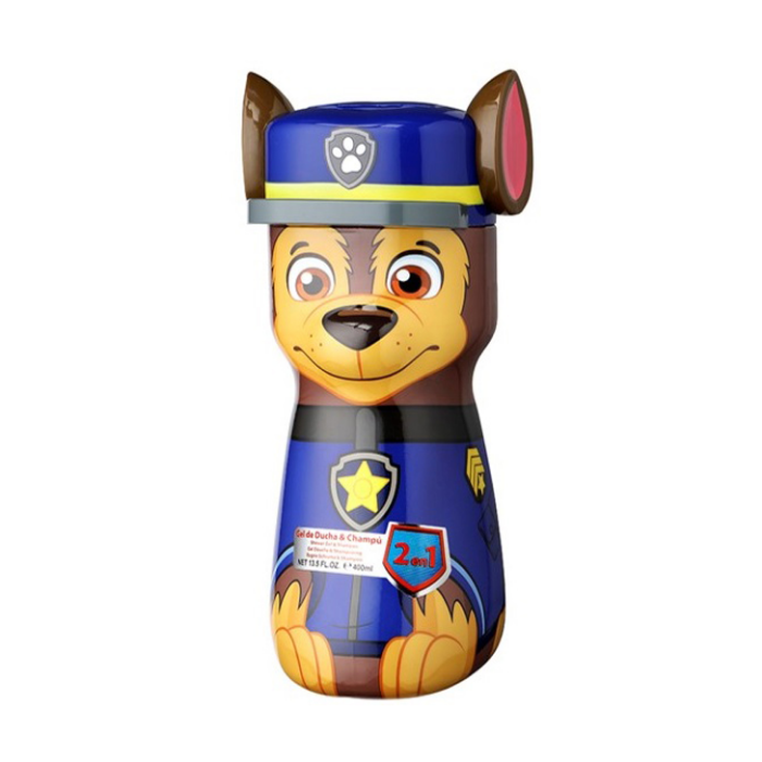 PATRULHA PATA 3D "CHASE" 2EM1 GEL BANHO+CHAMPO 400ML