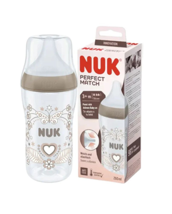 BIBERÓN NUK PERFECT MATCH _ CORAZÓN - 260ml
