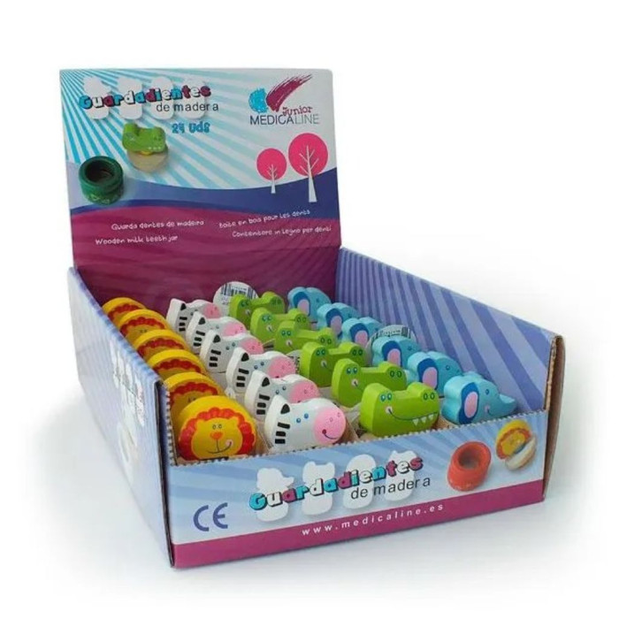 CAIXA PORTA DENTES ANIMAIS SORTIDAS