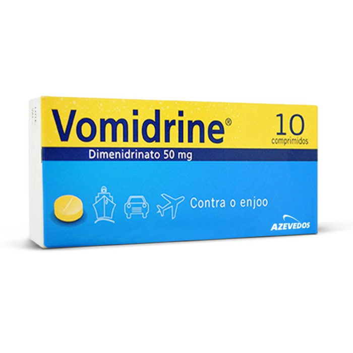 VOMIDRINA 50MG 10 TABLETAS