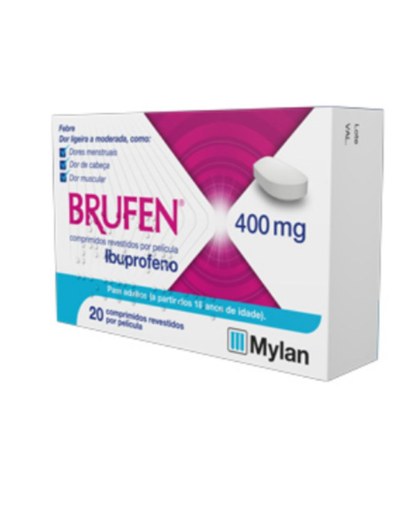 Brufen, 400 mg (x20 comprimidos revestidos)