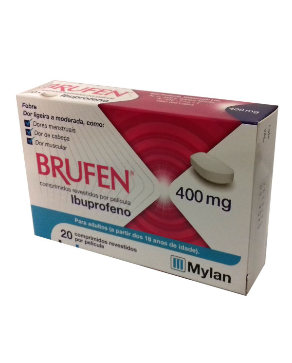 Brufen, 400 mg (x20 comprimidos revestidos)