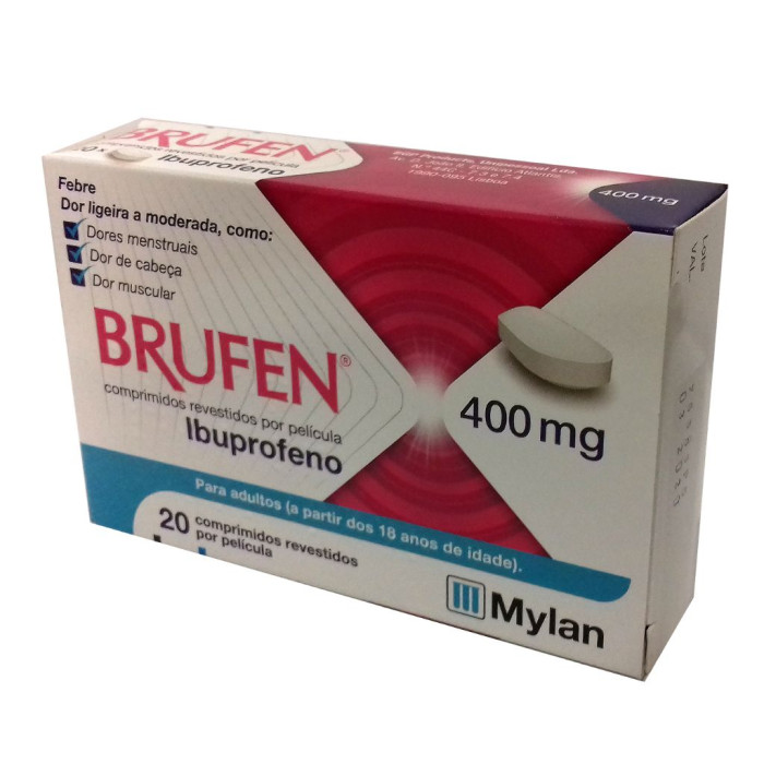 Brufen, 400 mg (x20 comprimidos revestidos)