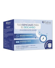 FARLINE PACK DESCANSO INFUSIÓN DESCANSO 20 SOBRES + VALERIANA FUERTE 60 CÁPSULAS