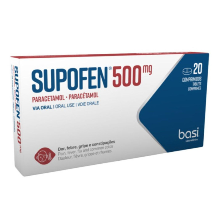 SUPOFEN 500 MG 20 TABLETAS