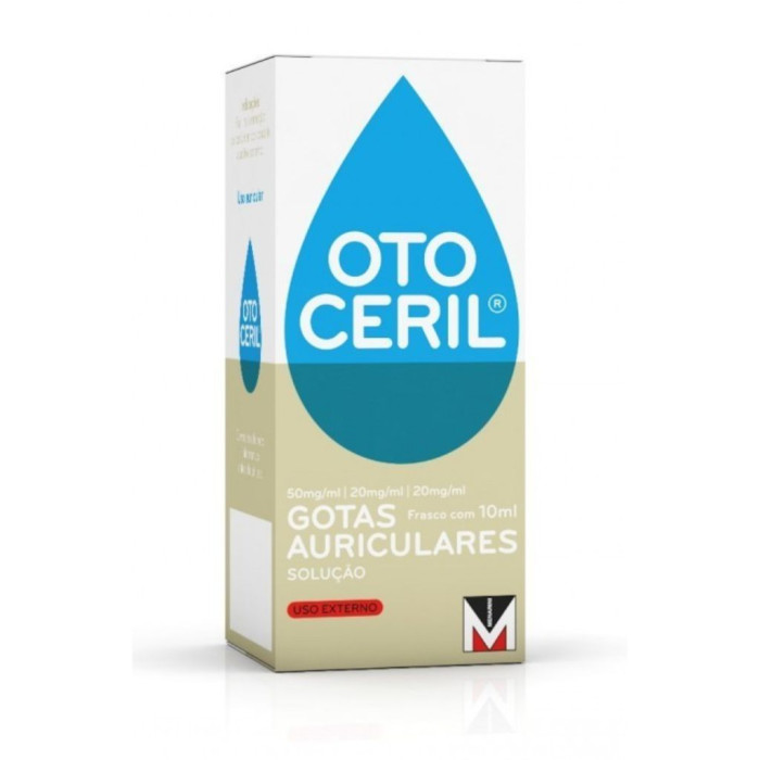 OTOCERIL GOTAS ÓTICAS 50 / 20 / 20 MG/ML SOLUCIÓN 10ML