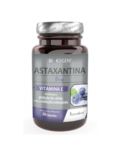 BIOKYGEN ASTAXANTINA 8MG – 30 CÁPSULAS - FHARMONAT
