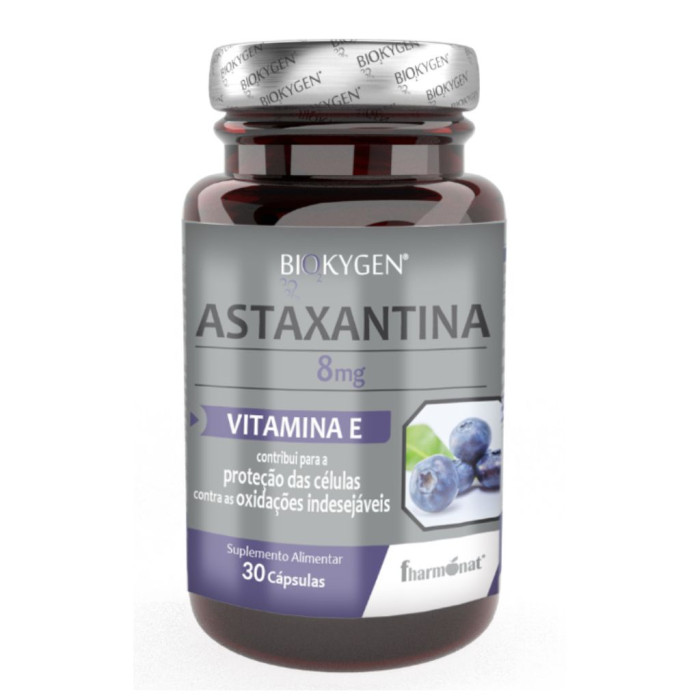 BIOKYGEN ASTAXANTINA 8MG – 30 CÁPSULAS - FHARMONAT