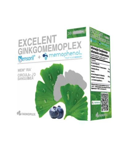 EXCELENT GINKGOMEMOPLEX 30 AMPOLAS FARMOPLEX