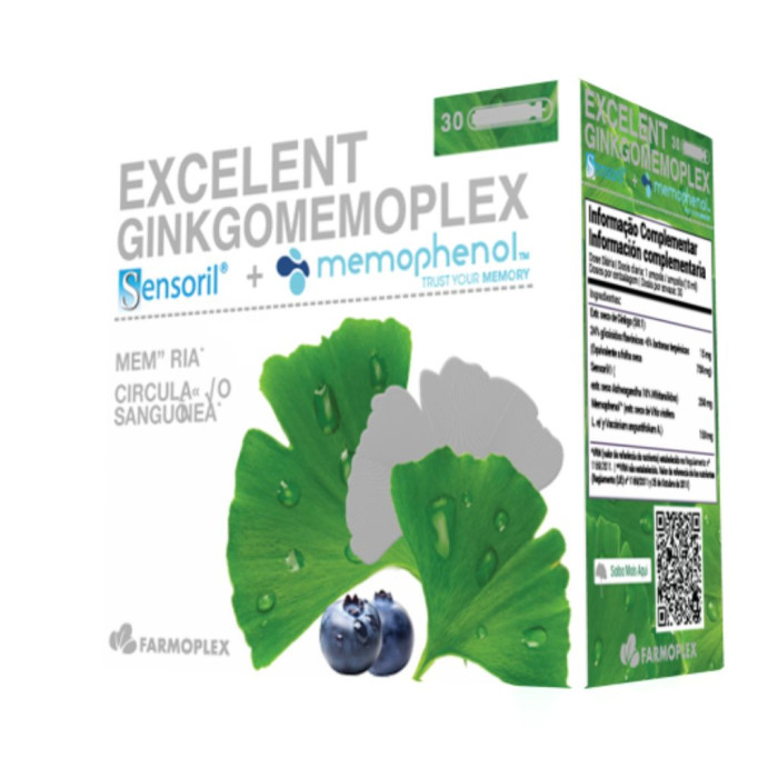 EXCELENTE GINKGOMEMOPLEX 30 AMPOLLAS FARMOPLEX