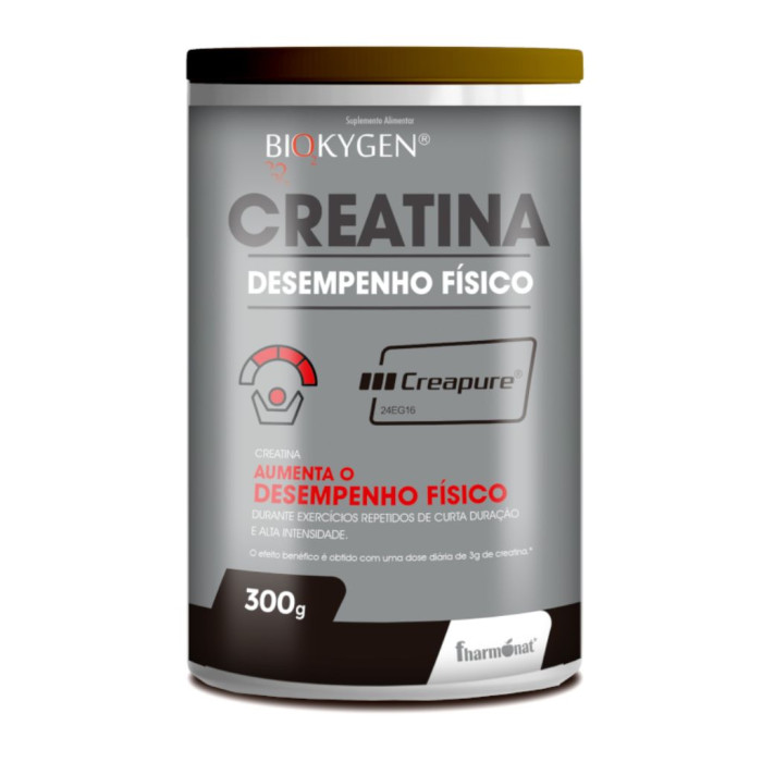 BIOKYGEN CREATINA CREAPURE® – 300 GRAMAS – FHARMONAT