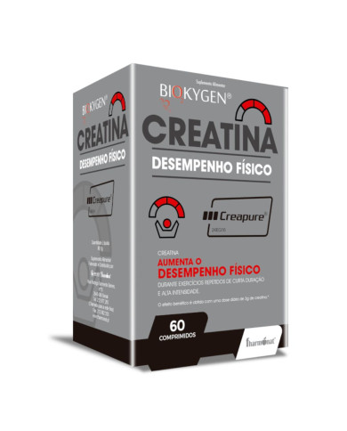 BIOKYGEN CREATINA CREAPURE® – 60 COMPRIMIDOS – FHARMONAT