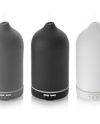 DIFUSOR DROP OBELISK CERAMICA PRETO