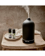 DIFUSOR DROP OBELISK CERAMICA PRETO