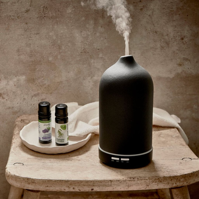 DIFUSOR DROP OBELISK CERAMICA PRETO