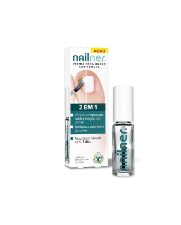 Nailner Verniz Fungos 2 Em 1 5ml