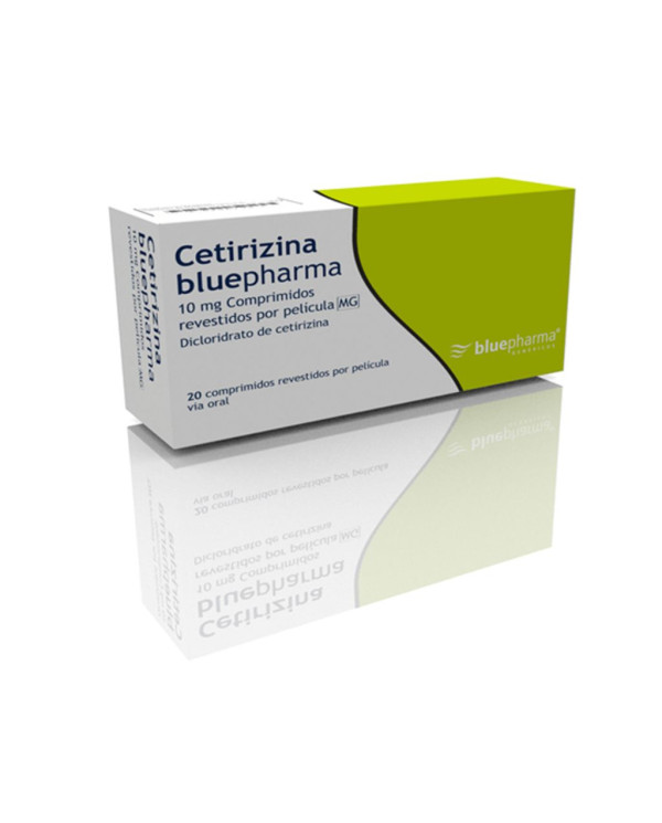 CETIRIZINA BLUEPHARMA 10MG 20 COMPRIMIDOS