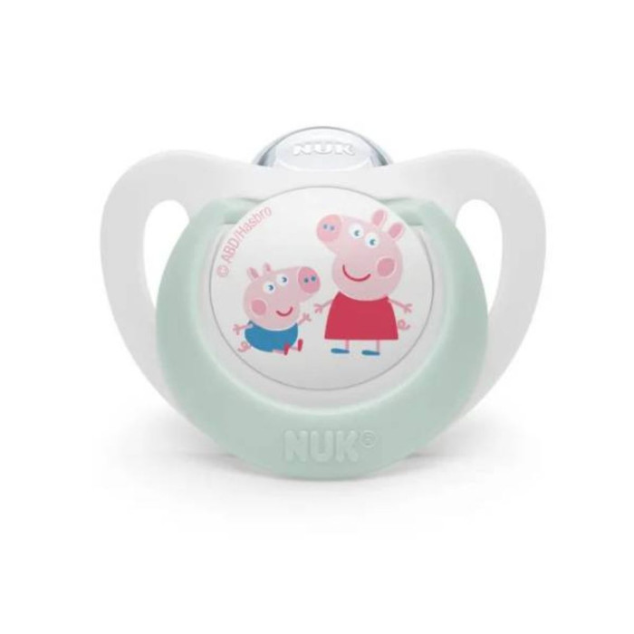 NUK CHUPETAS STAR  SILICONE PEPPA PIG 6-18 2 UNI