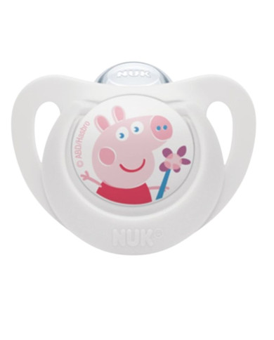 NUK CHUPETAS STAR  SILICONE PEPPA PIG 6-18 2 UNI