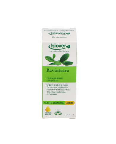 ÓLEO ESSENCIAL DE RAVINTSARA CANFOREIRA -10ML BIOVER
